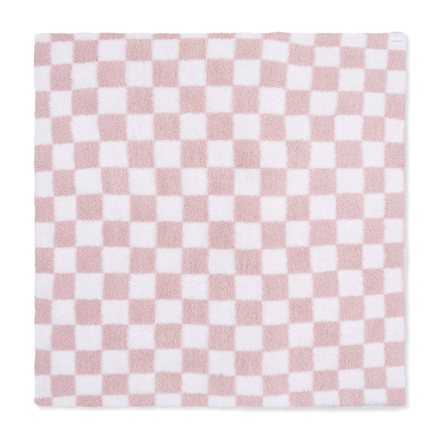 Plush Chenille Baby Blanket - Checkerboard