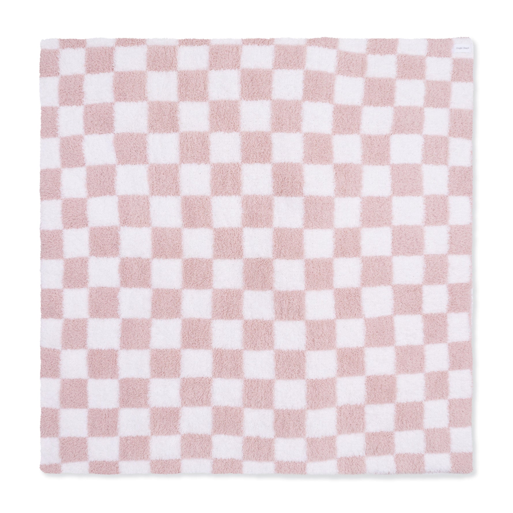 Plush Chenille Baby Blanket - Checkerboard by Angel Dear (view 2 of 4)