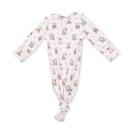 Christmas Teddy Bears Pink - Knotted Gown and Knotted Headband by Angel Dear
