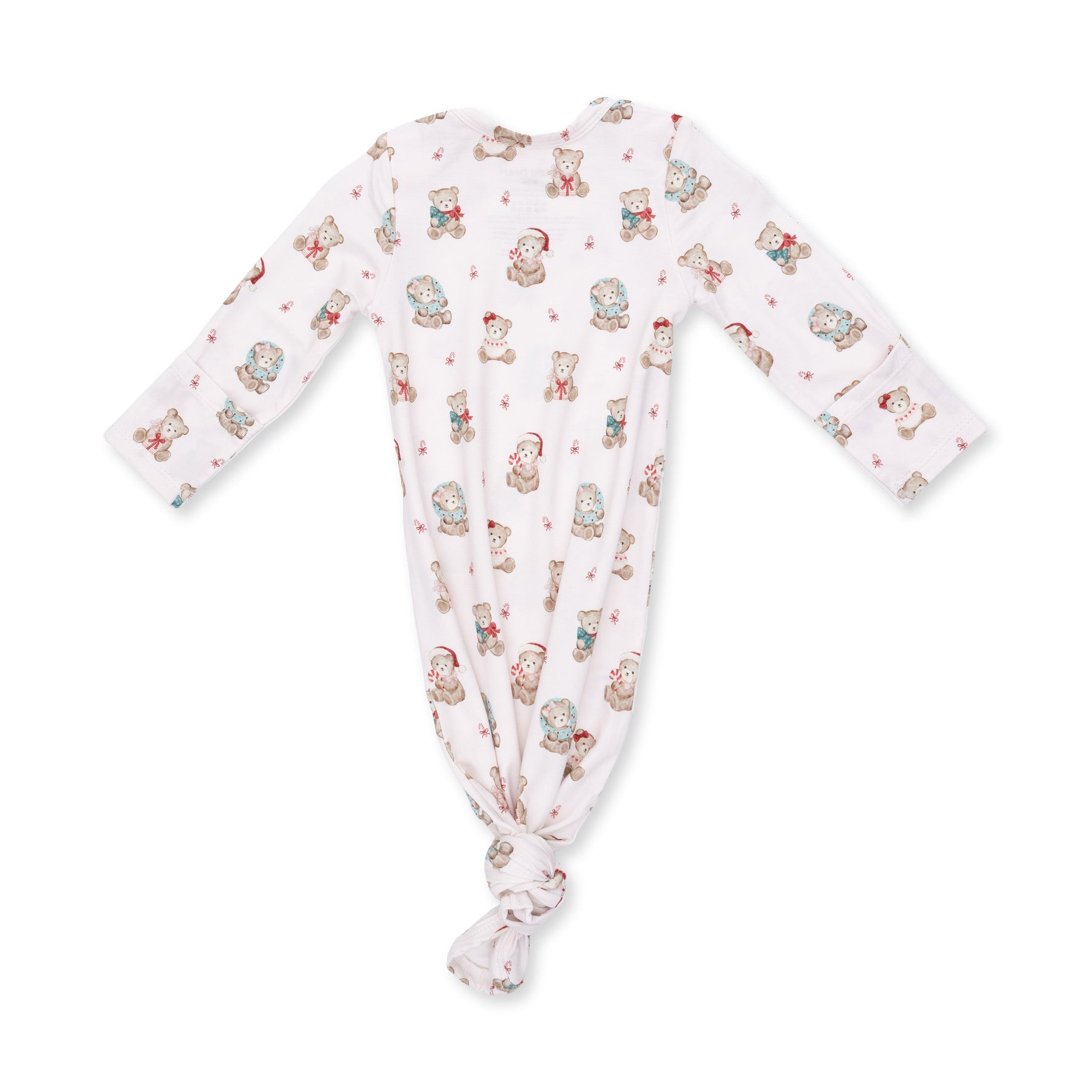 Christmas Teddy Bears Pink - Knotted Gown and Knotted Headband by Angel Dear