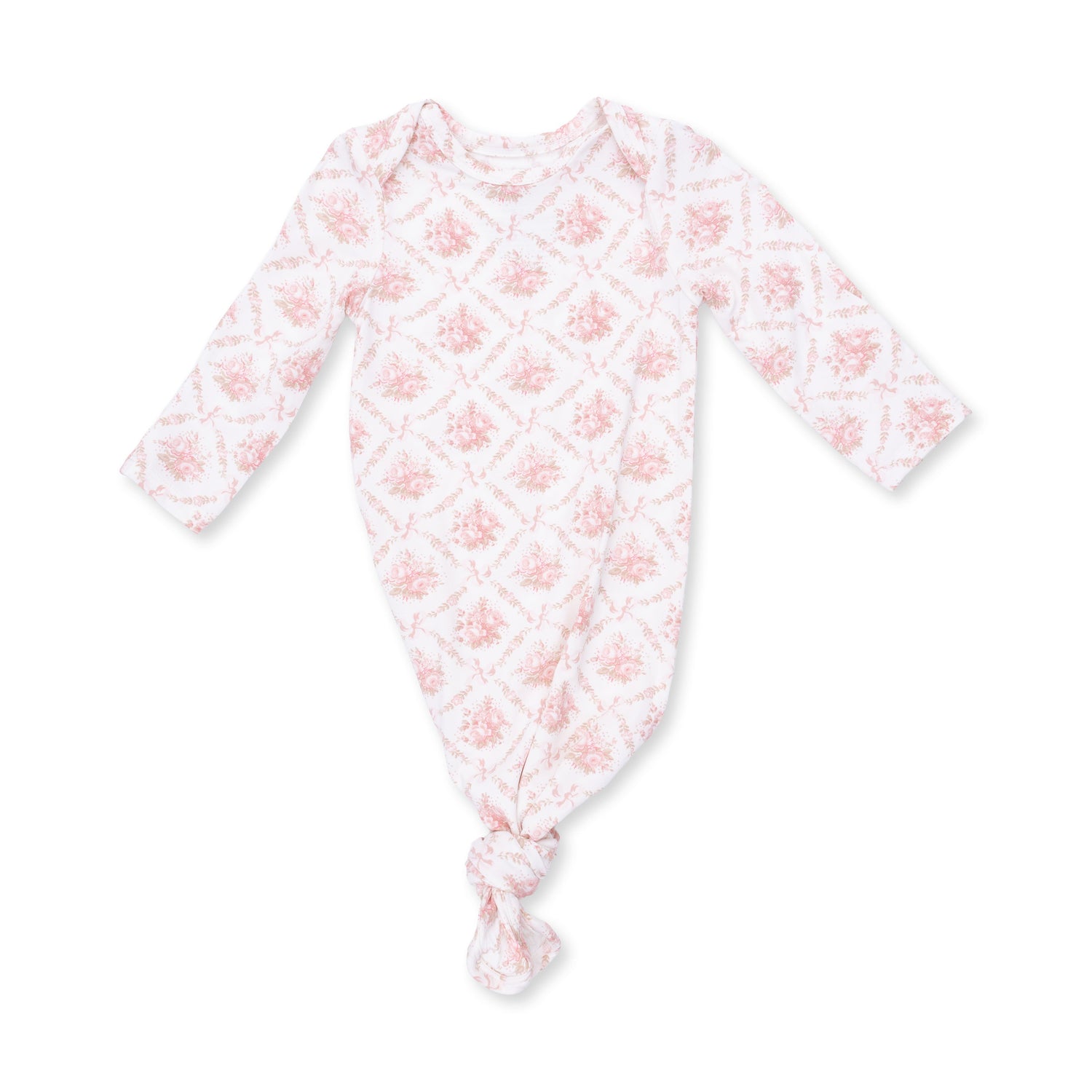 Rose Bow Lattice - Knotted Gown and Knot Headband by Angel Dear (view 2 of 4)