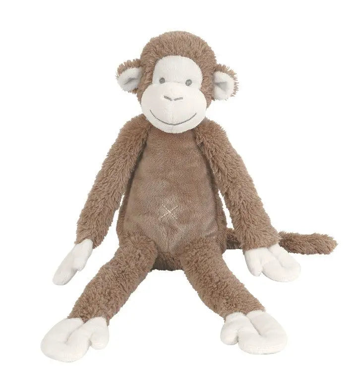 Clay Monkey Mickey plush toy by Happy Horse, 17 inches tall, soft and lanky.
