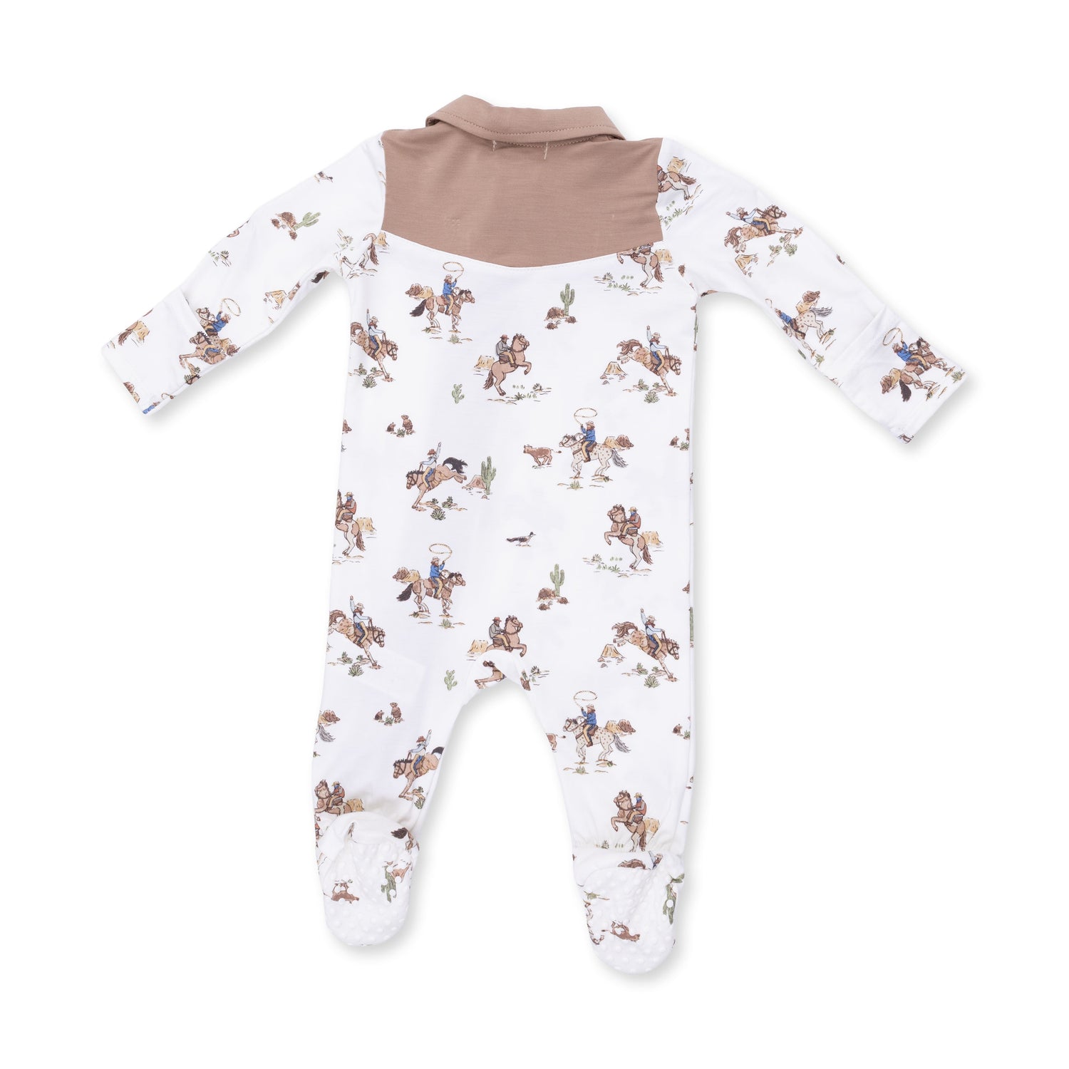 Horse Wrangler - Cowboy 2 Way Zipper Footie