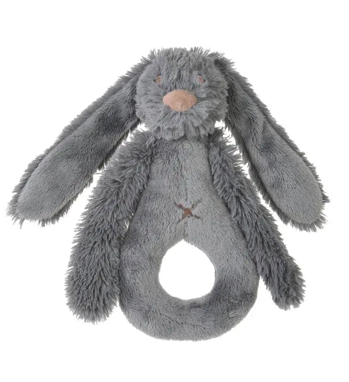 Deep Grey Rabbit Richie Rattle by Happy Horse - Everetts Place: Online Boutique