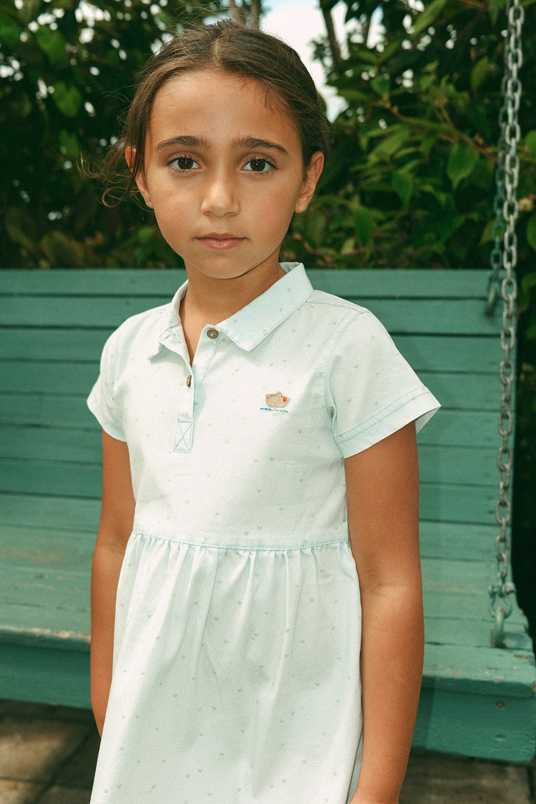 Elouise Dress - Blue by Crew Kids NY at Everetts Place