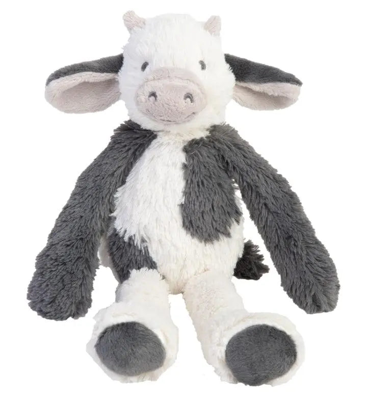 Cow Casper no. 1 plush toy with soft coat, spots, and long legs.