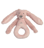 Newcastle Classics Happy Horse Old Pink Rabbit Richie Rattle Soft Plush Toy for Babies - Baby & Toddler > Baby Toys & Activity Equipment > Baby Activity Toys > Rattles Plush Rattles