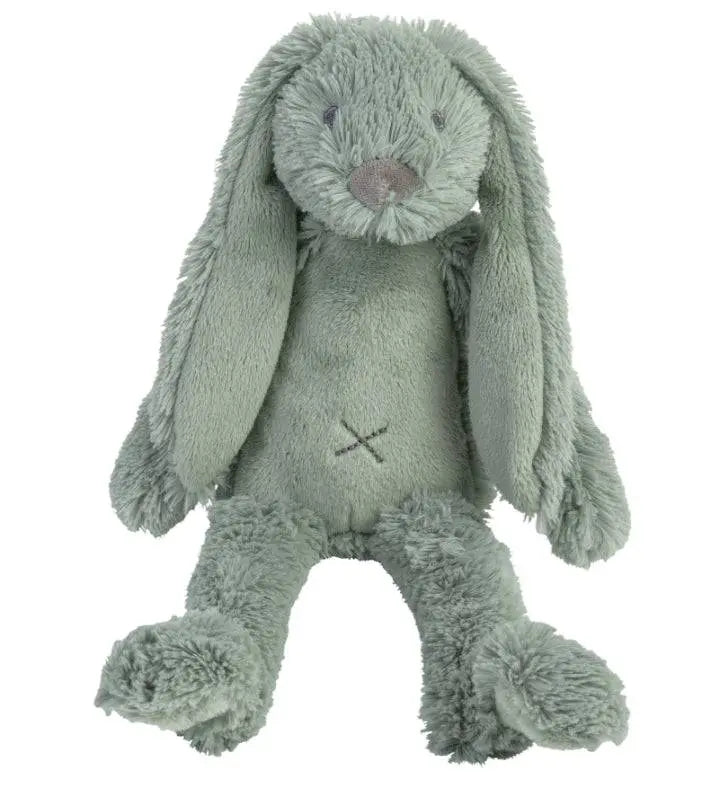 Soft and cuddly Green Rabbit Richie by Happy Horse in classic green color.