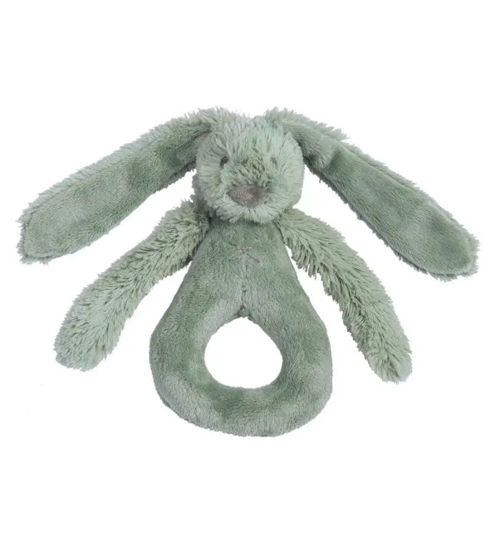 Green Rabbit Richie Rattle by Happy Horse - Everetts Place: Online Boutique