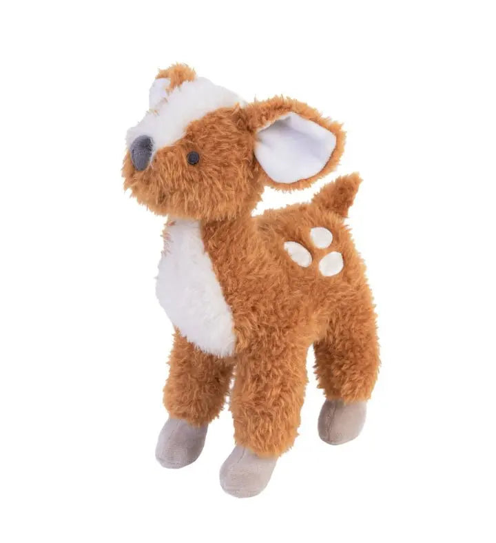 Soft and cute Happy Horse Deer Doe plush toy, 32cm tall, standing upright.
