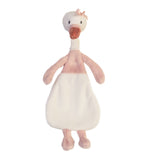 Small soft swan comfort toy with a cuddly body