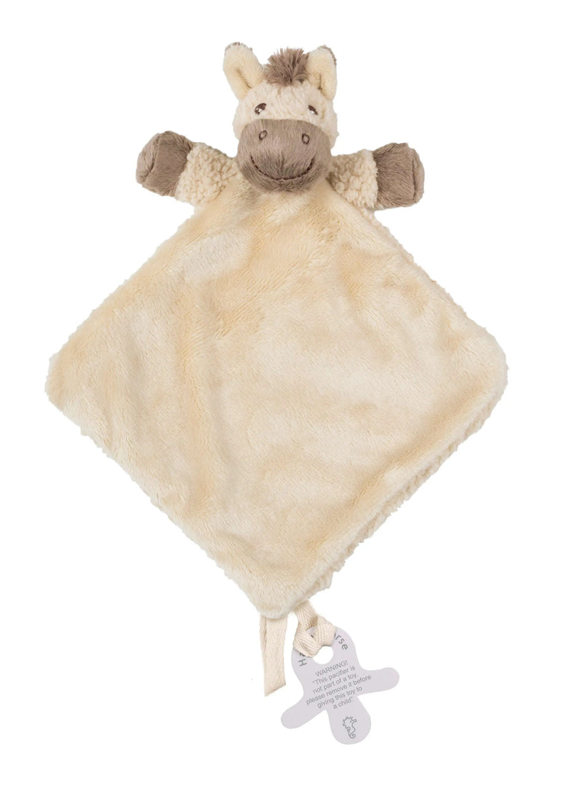 Cuddly Horse Helma Tuttle cloth toy made of soft recycled material by Happy Horse.