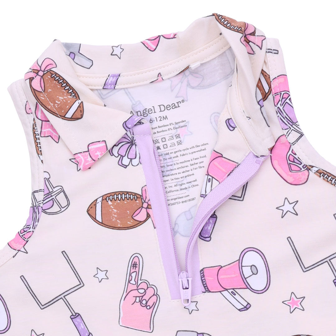 Football Cheer - Polo Tennis Dress with Cartwheel Short by Angel Dear (view 5 of 7)