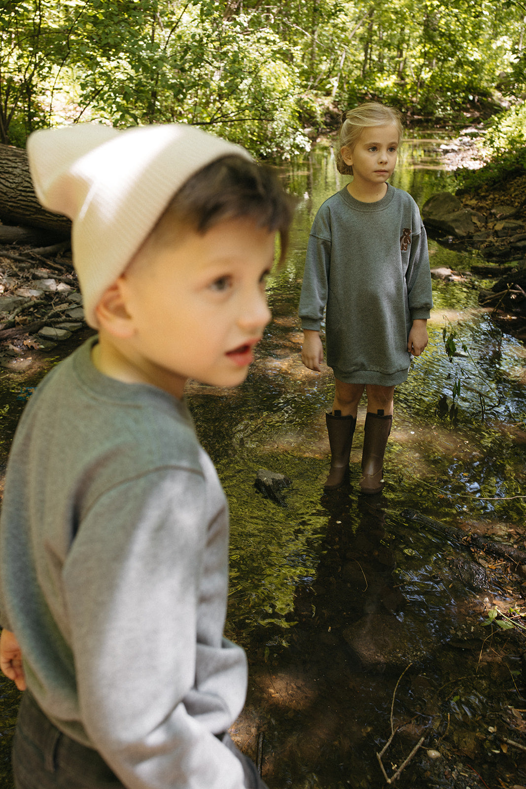 Gino Sweatshirt - Grey by Crew Kids NY