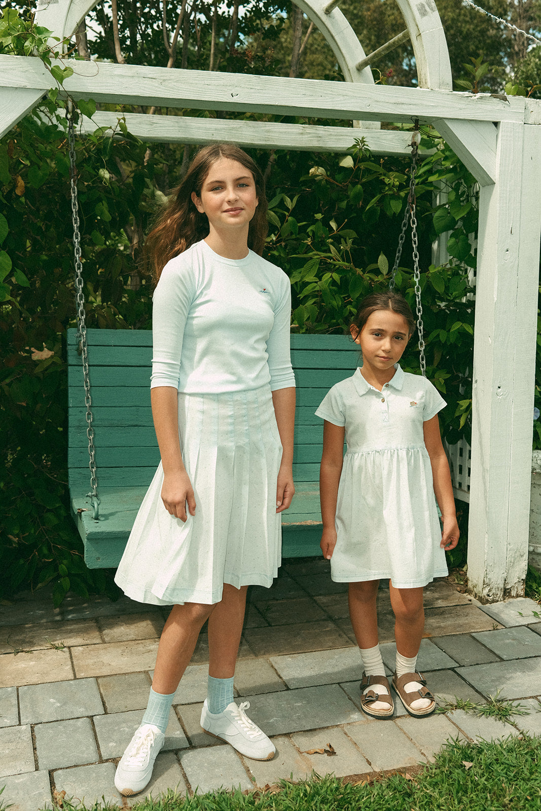 Elouise Dress - Blue by Crew Kids NY at Everetts Place