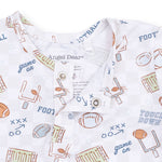 Football Check - Long Sleeve Henley Play Set by Angel Dear