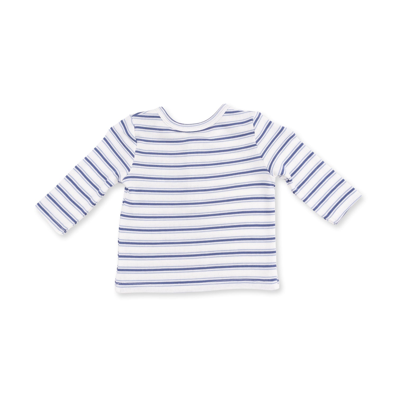 Vintage Stripe Blue - Long Sleeve Henley Play Set by Angel Dear (view 2 of 5)