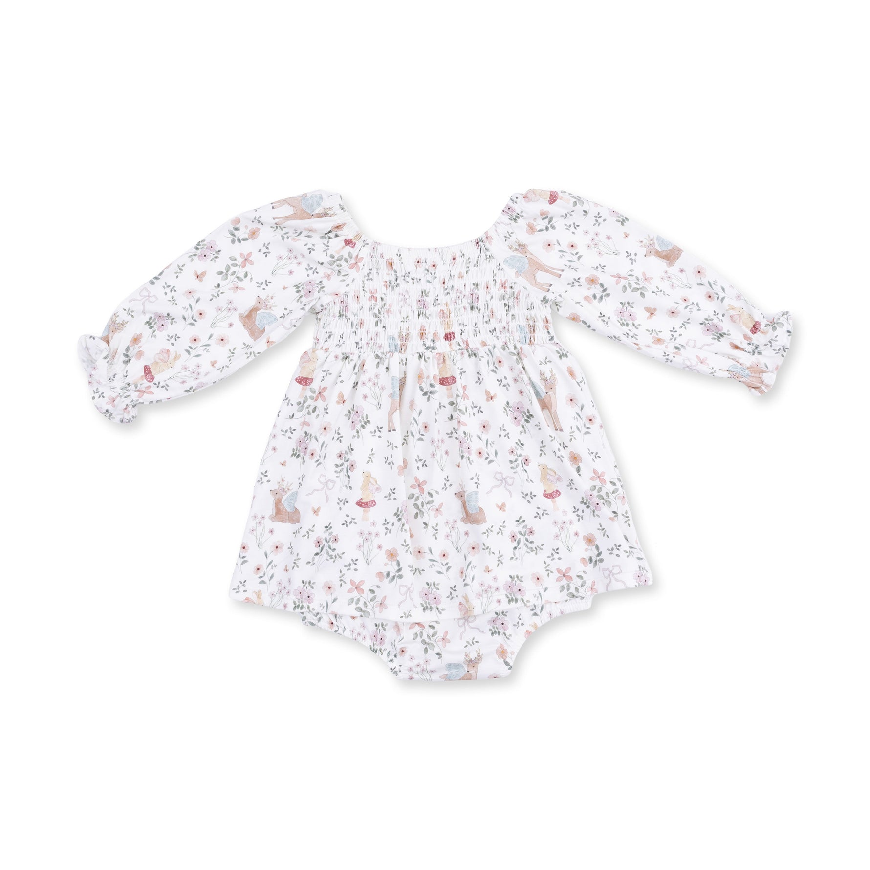 Enchanted Woodland - Caitlyn Smocked All in One by Angel Dear