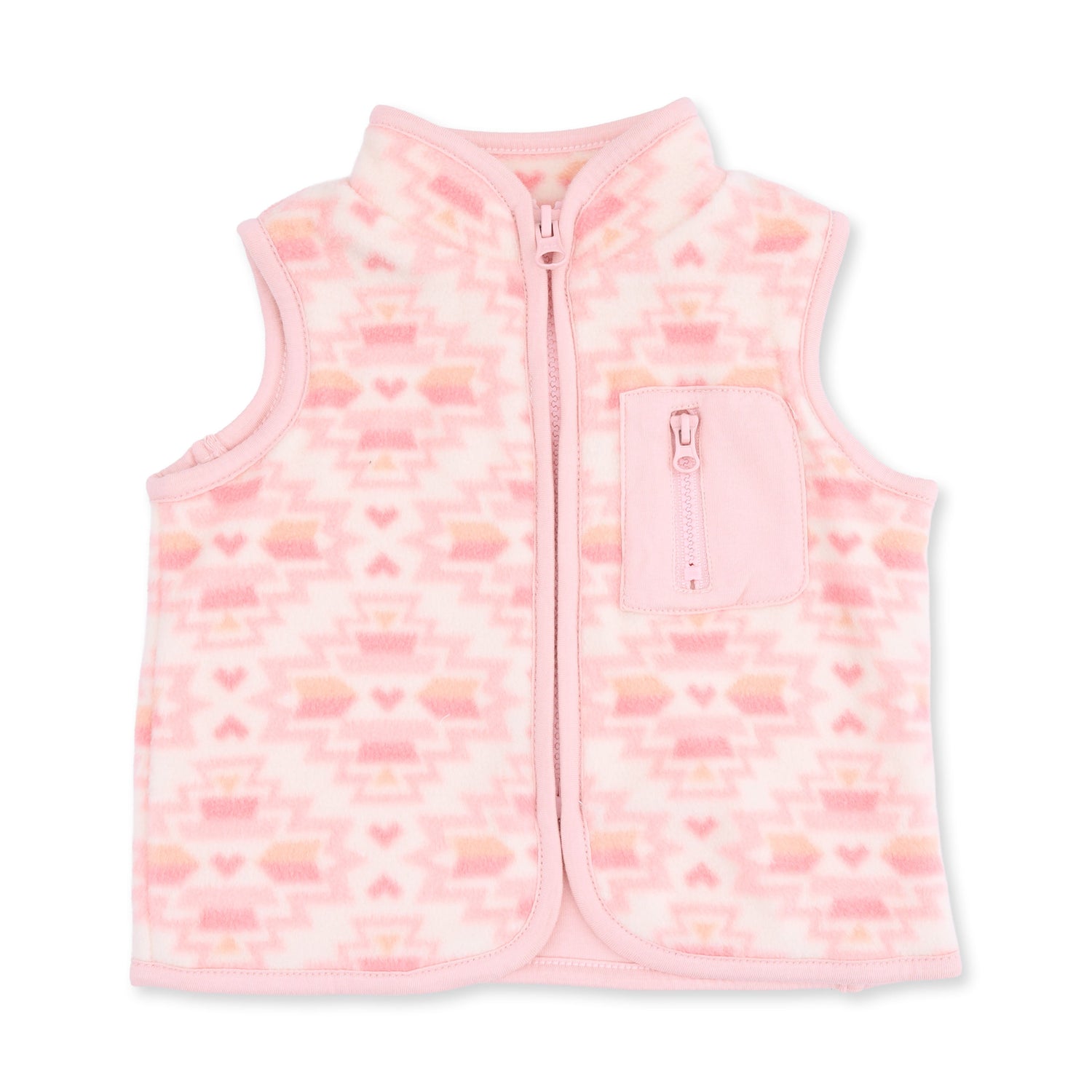 Southwest Micro Fleece - Zip Vest by Angel Dear (view 2 of 4)