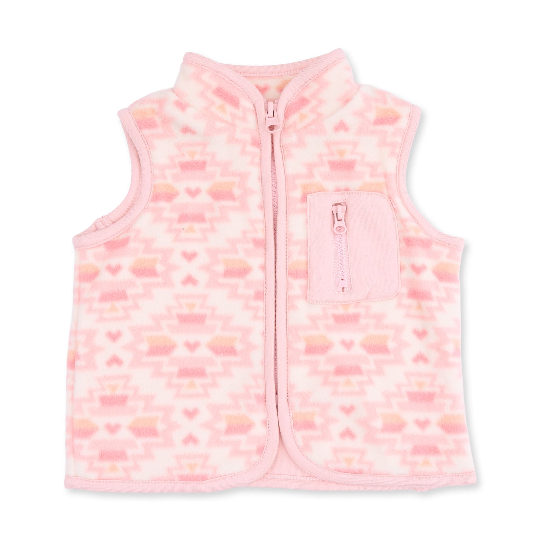 Southwest Micro Fleece - Zip Vest by Angel Dear (view 2 of 4)
