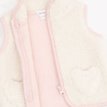 Sherpa - Zip Vest with Heart Pockets by Angel Dear (view 4 of 4)