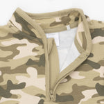 Organic French Terry Zip Romper - Camo by Angel Dear (view 4 of 5)
