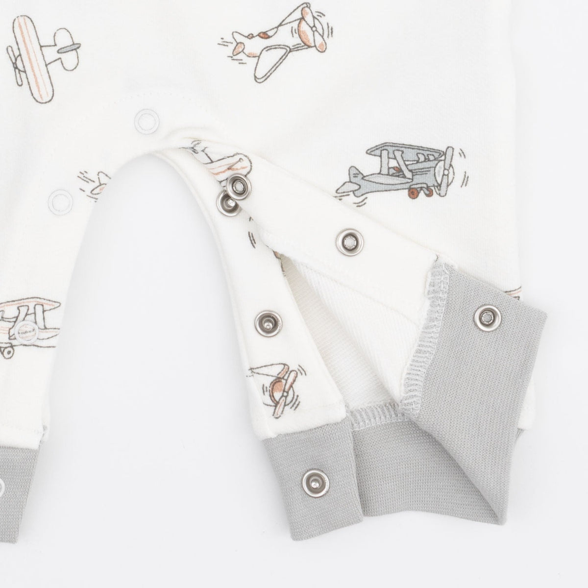 Vintage Airplane Pilots - Zip Neck Romper by Angel Dear (view 5 of 5)
