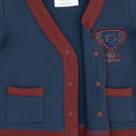 Varsity French Terry - Victory Cardigan by Angel Dear (view 4 of 4)