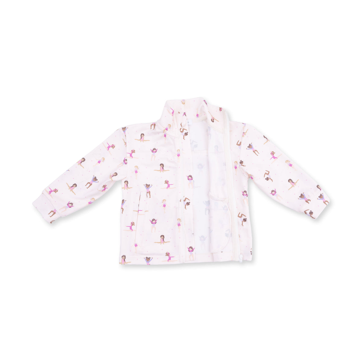 Tiny Tumblers Activewear - Mock Neck Active Jacket by Angel Dear