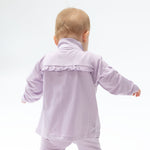 Tiny Tumblers Activewear Lilac - Mock Neck Active Jacket by Angel Dear