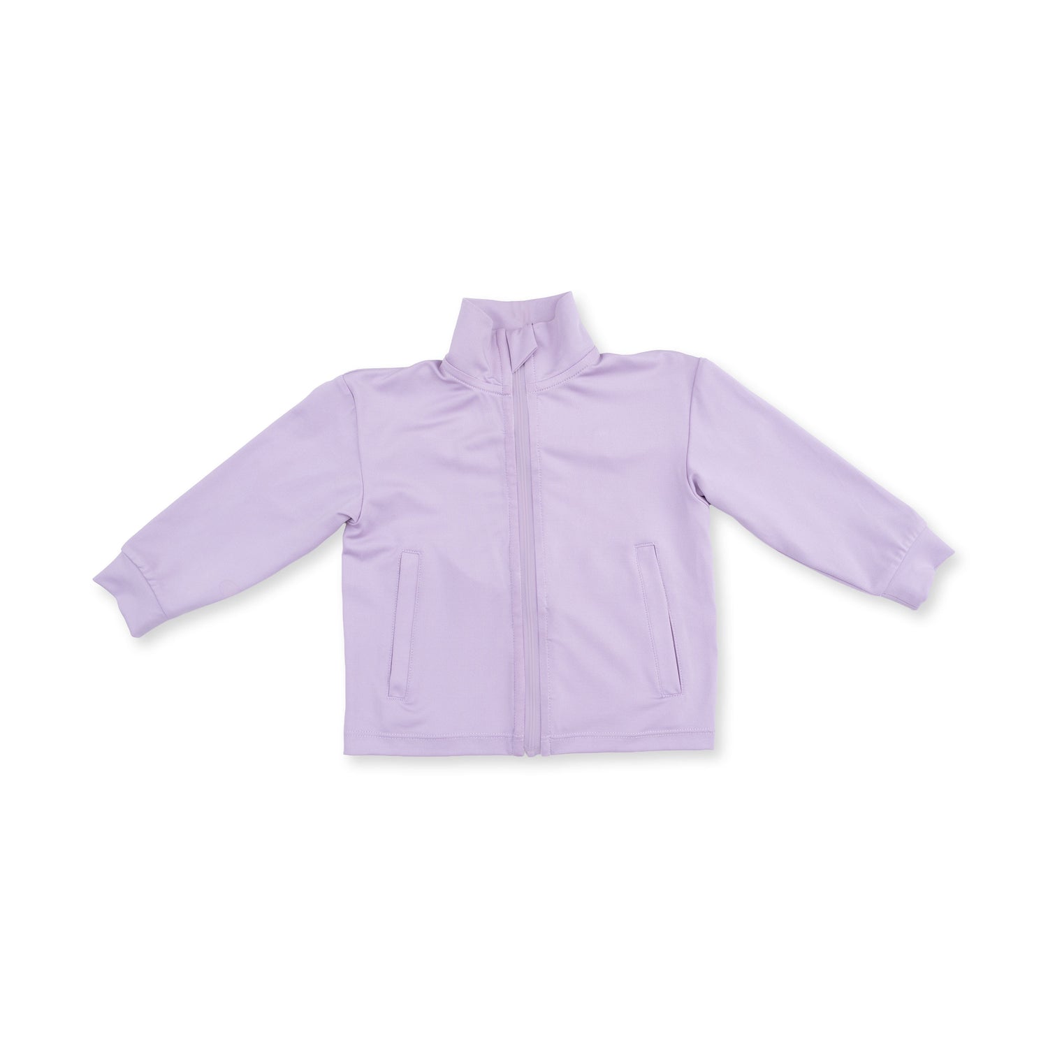 Tiny Tumblers Activewear Lilac - Mock Neck Active Jacket