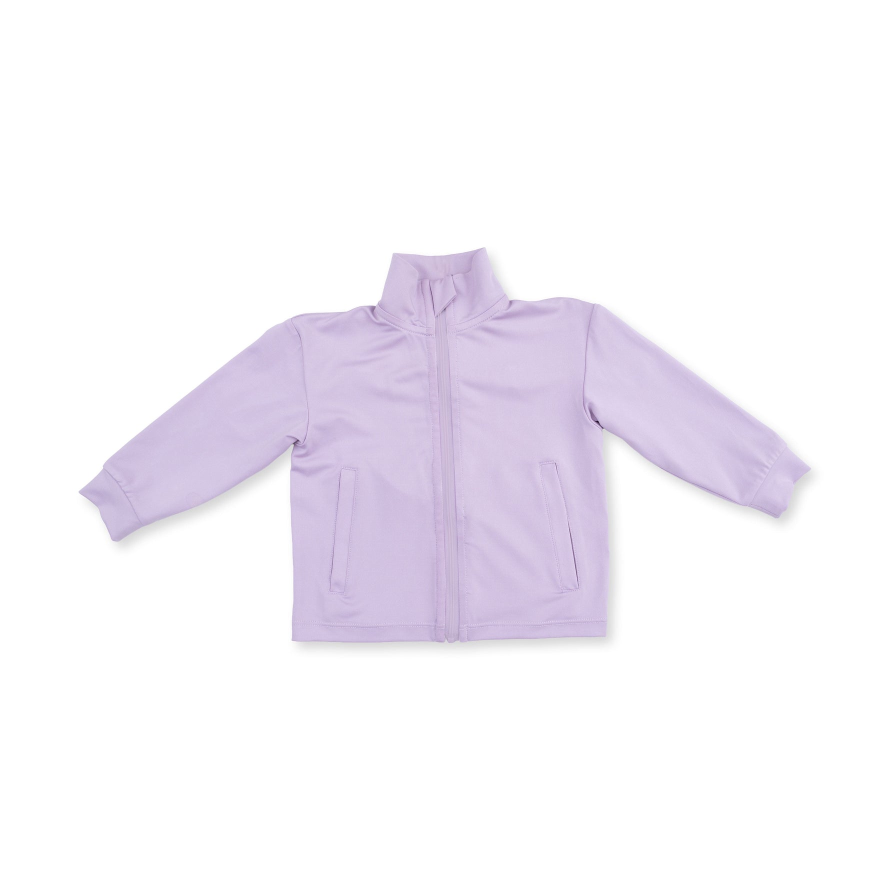 Tiny Tumblers Activewear Lilac - Mock Neck Active Jacket by Angel Dear