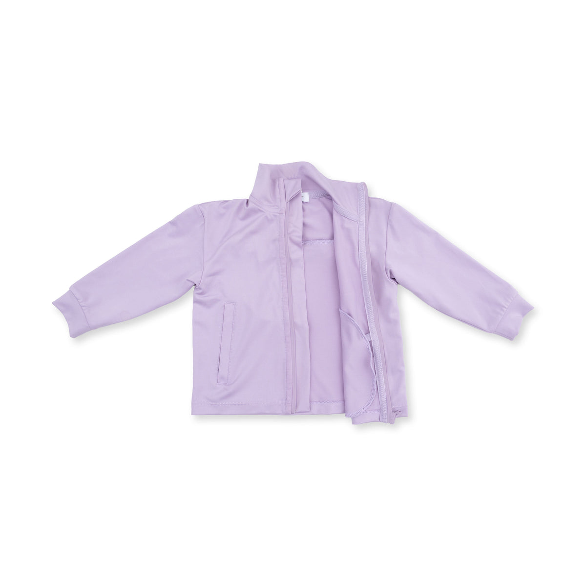 Tiny Tumblers Activewear Lilac - Mock Neck Active Jacket by Angel Dear