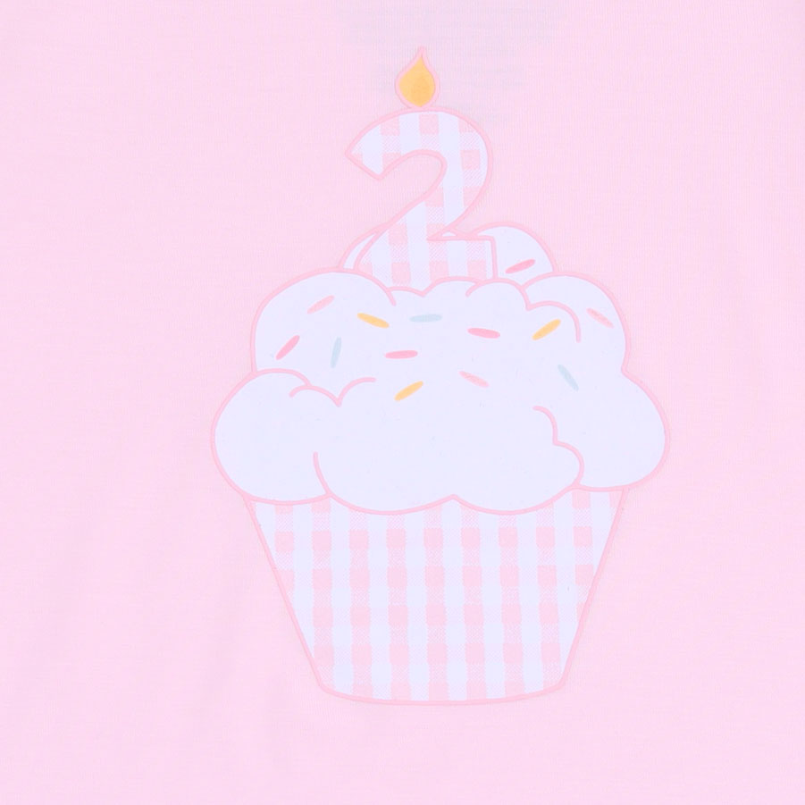 2nd Birthday Long Sleeve Ruffle Top - Cupcake by Angel Dear (view 4 of 4)
