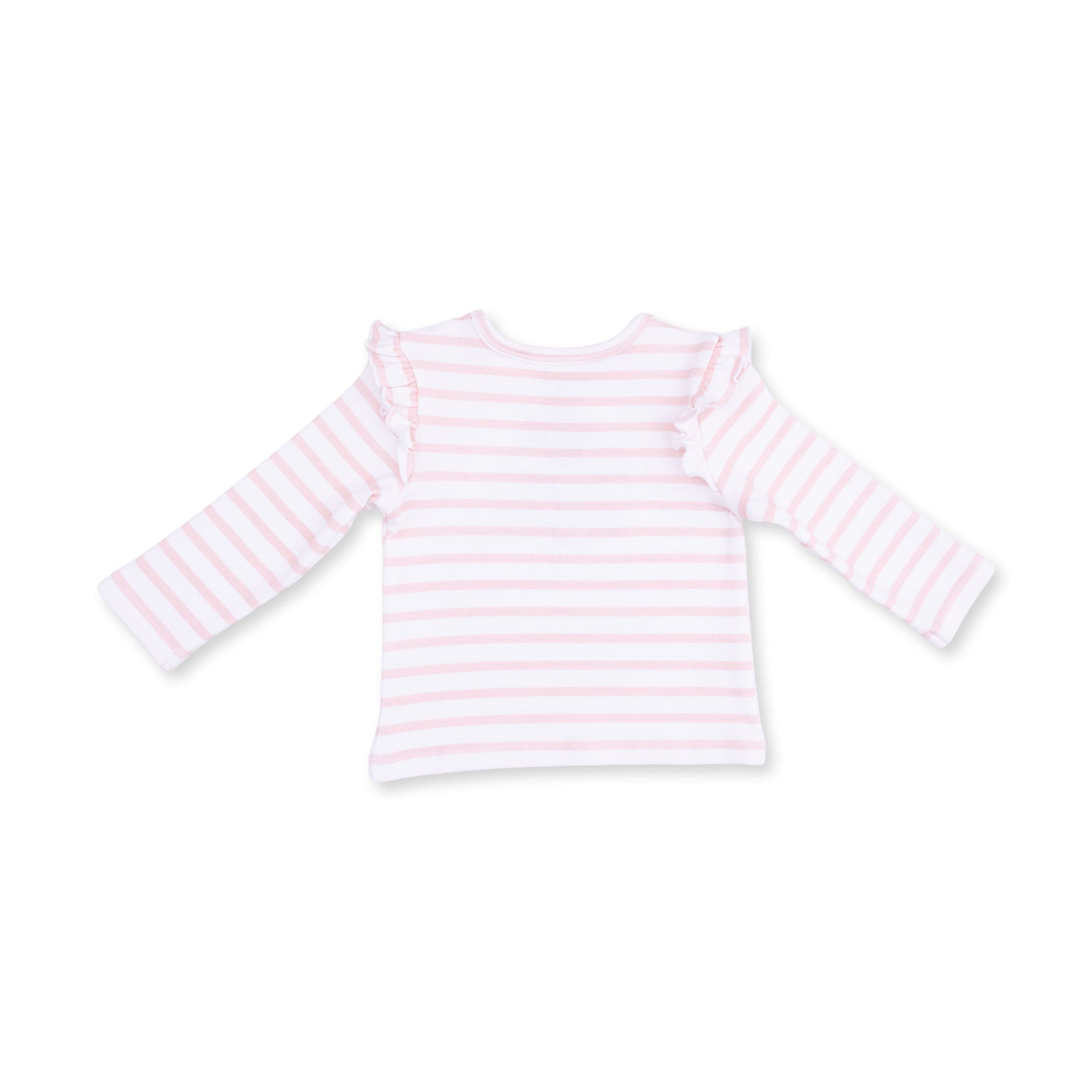 Football Helmets Pink - Long Sleeve Ruffle Tee Helmet by Angel Dear