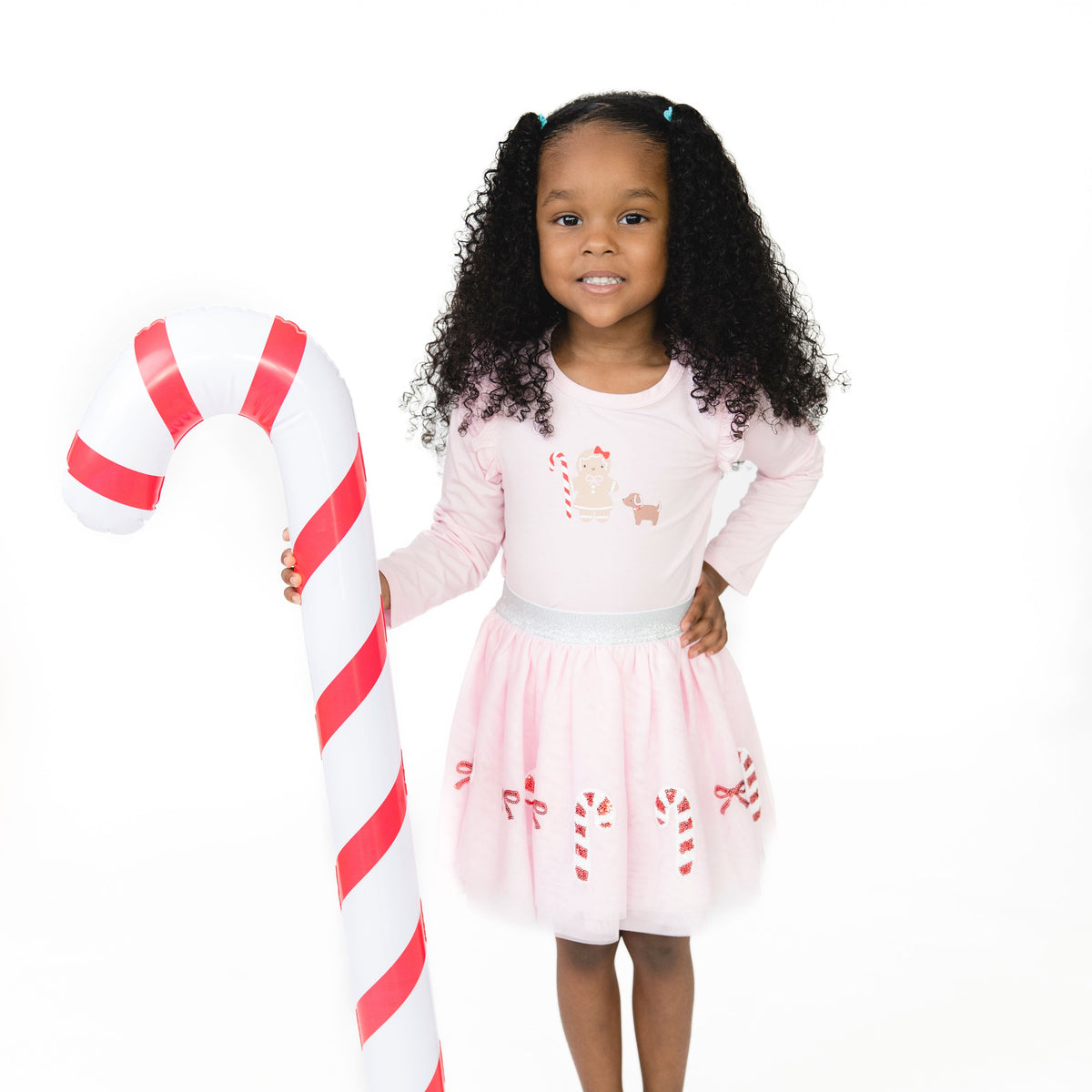 Gingerbread - Long Sleeve Ruffle Tee by Angel Dear
