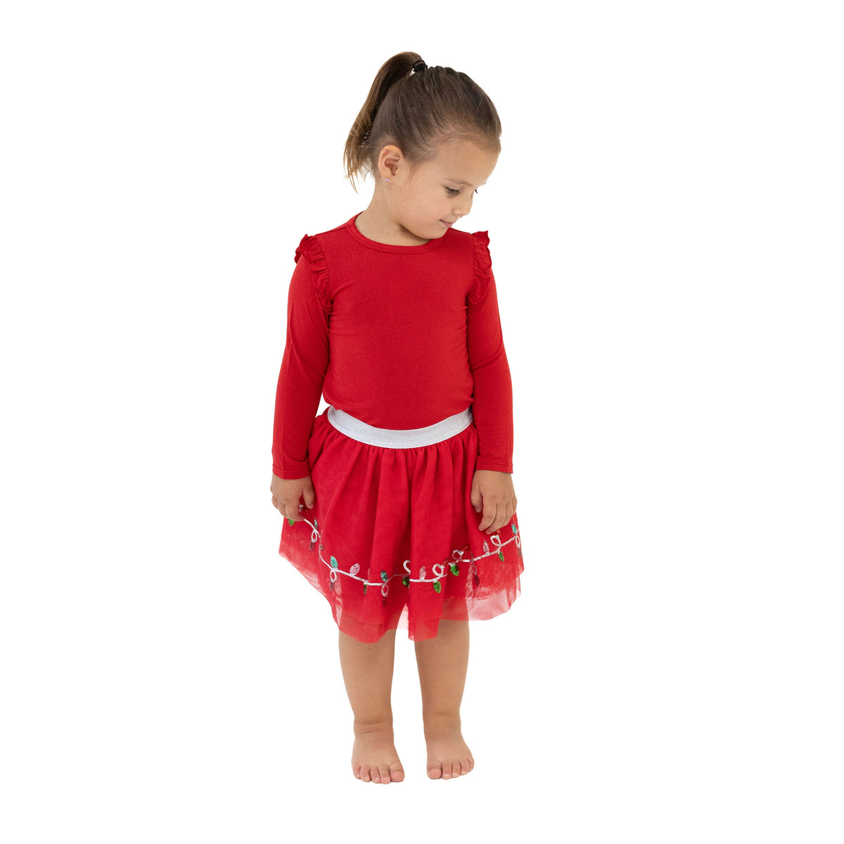 Christmas Lights Merry - Tutu Skirt with Bike Shorts by Angel Dear