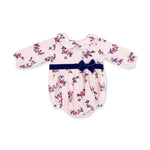 Nora Floral Velour - Bubble with Peter Pan Collar by Angel Dear