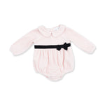 Velour Soft Pink - Velour Bubble with Peter Pan Collar by Angel Dear