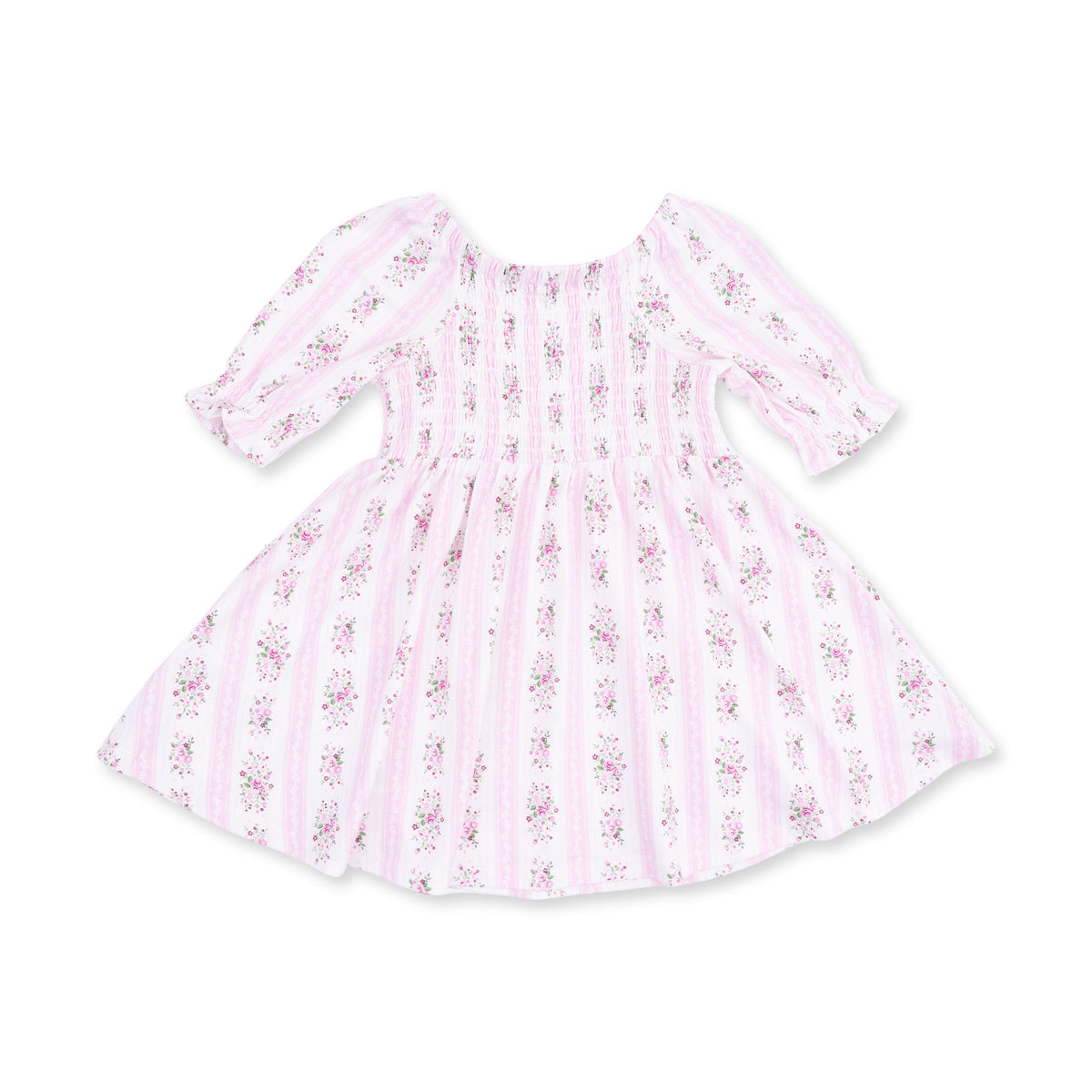 Bella Rose Stripe - Jennifer Dress and Bloomer by Angel Dear
