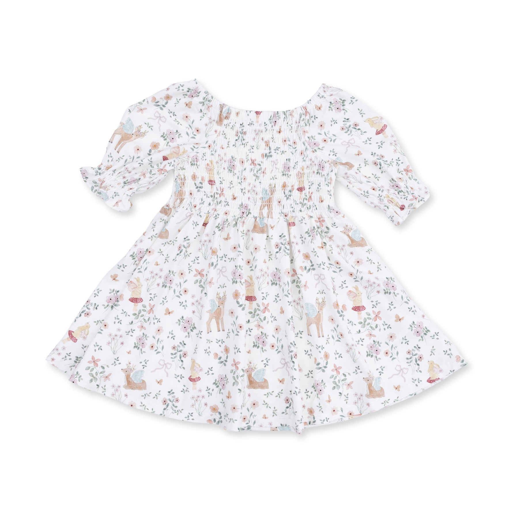 Bamboo Viscose Jennifer Dress & Bloomer Set - Enchanted by Angel Dear (view 3 of 5)