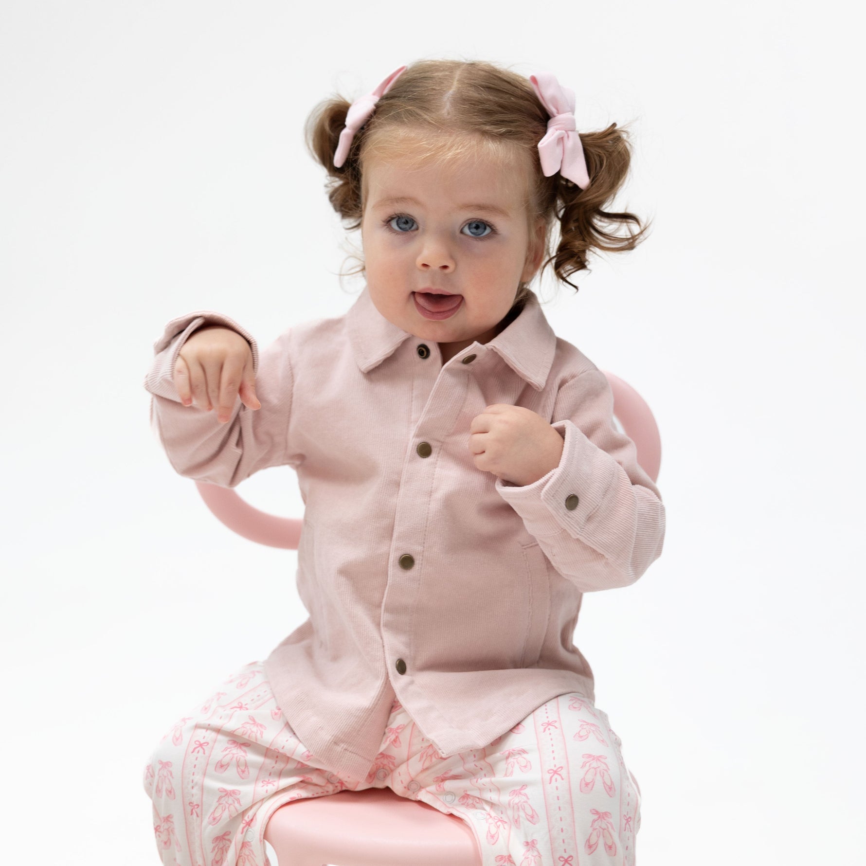 Solid Veiled Pink - Cord Sh-acket by Angel Dear (view 3 of 5)