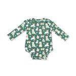 Christmas Dogs Uni - Long Sleeve Bodysuit by Angel Dear