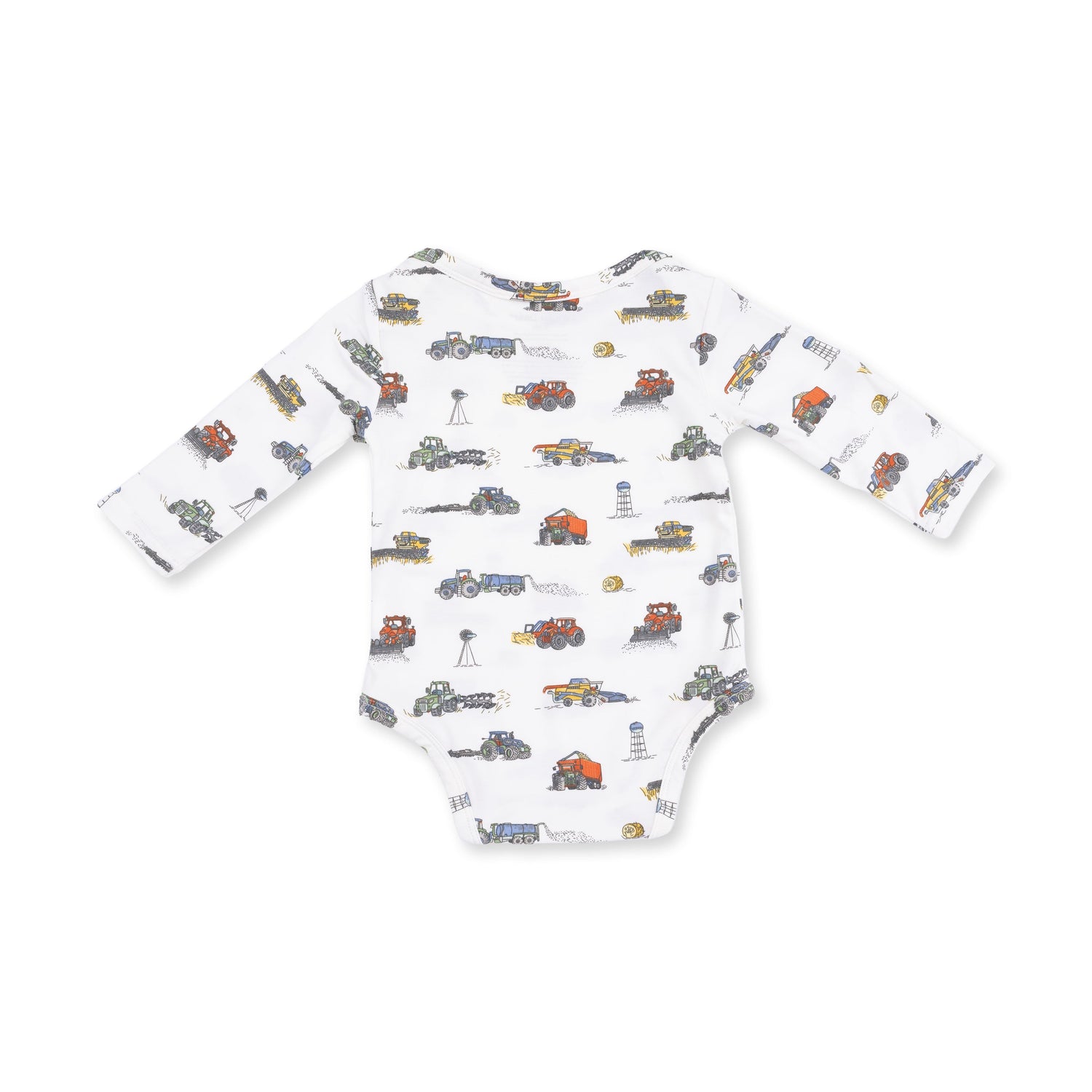 Farm Machines - Long Sleeve Bodysuit by Angel Dear (view 2 of 3)