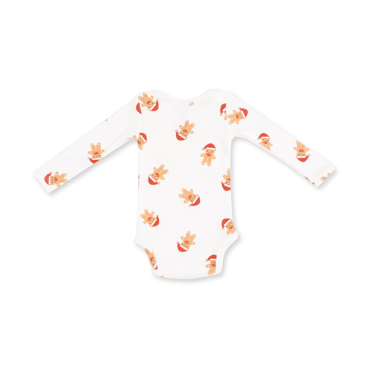 Simple Gingerbread - Long Sleeve Bodysuit by Angel Dear