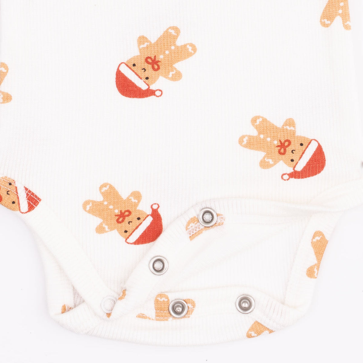 Simple Gingerbread - Long Sleeve Bodysuit by Angel Dear