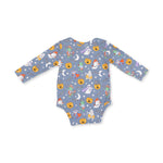 Halloween Monster Dress Up Blue - Long Sleeve Bodysuit by Angel Dear