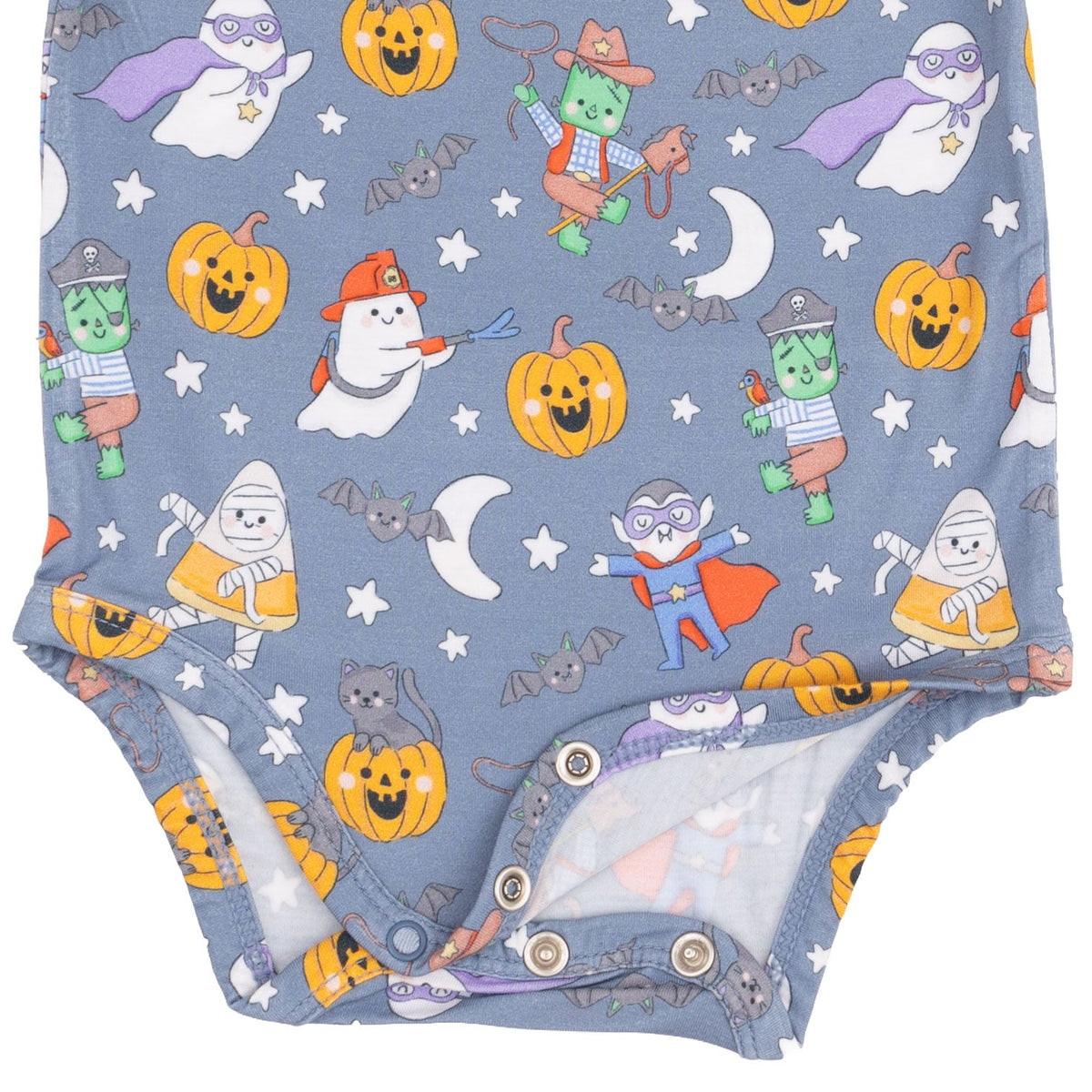 Halloween Monster Dress Up Blue - Long Sleeve Bodysuit by Angel Dear