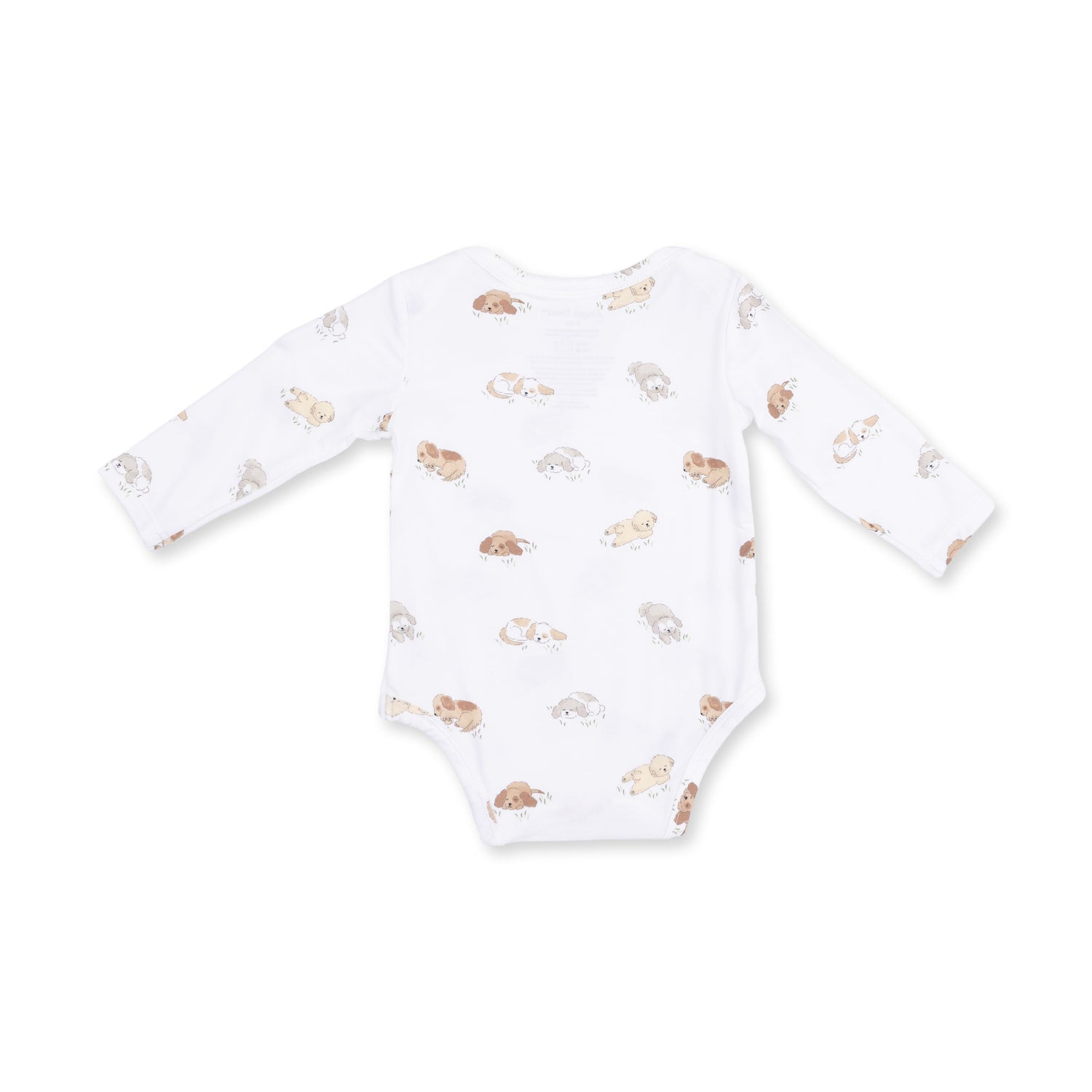 Puppy Snuggle Club - Long Sleeve Bodysuit by Angel Dear (view 2 of 3)