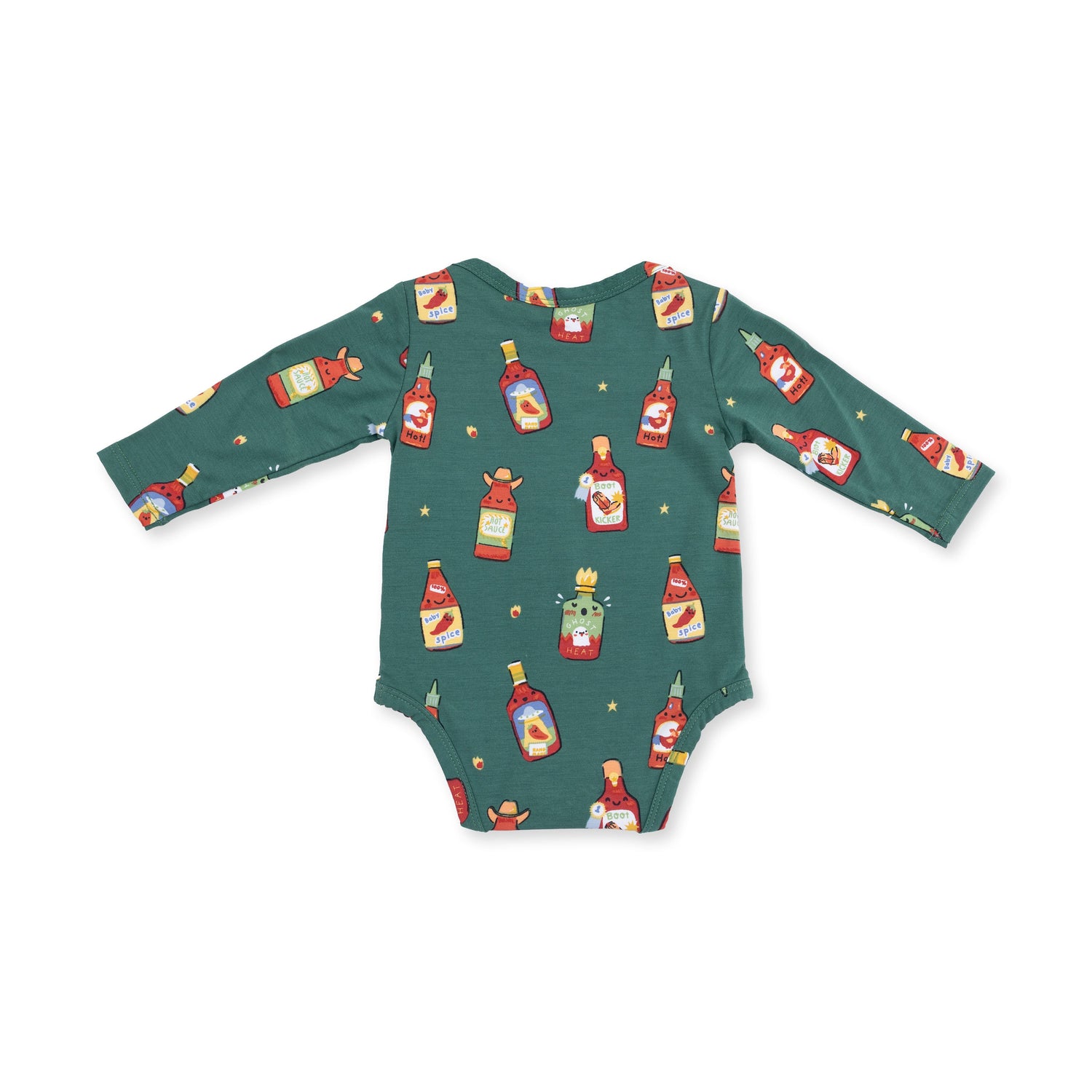Spice Spice Baby - Long Sleeve Bodysuit by Angel Dear (view 2 of 3)